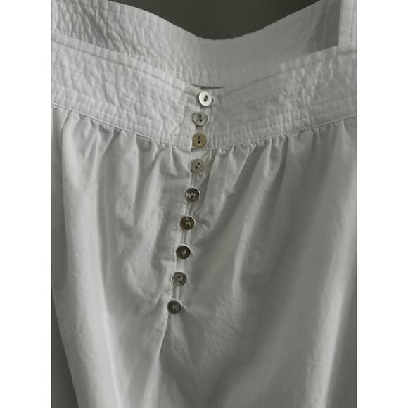 Madewell NWOT White Cotton Mini Dress Medium - Picture 7 of 11